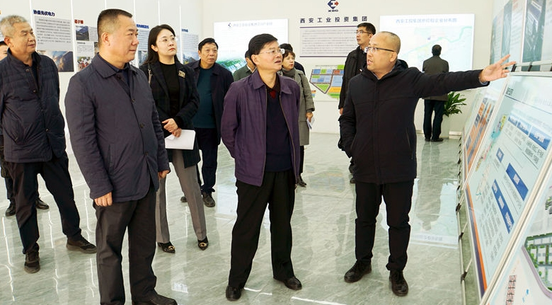 市人大财经委 常委会预算工委一行到君临国际集团泾河产业园调研座谈